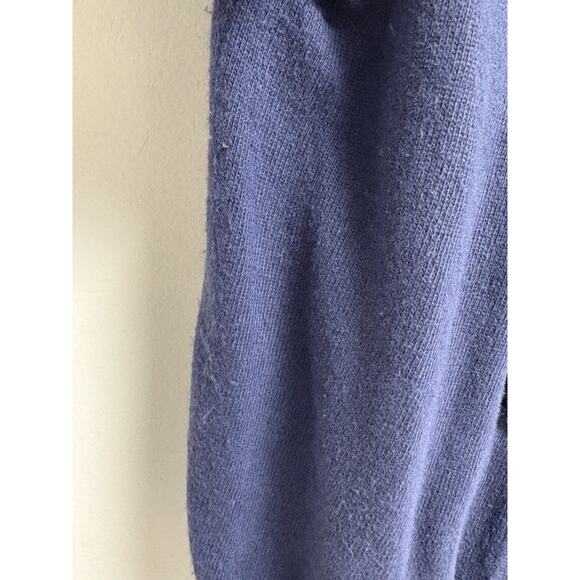 Boden Women’s Size UK 10 (US 6) Navy Blue Rosette Trim Cardigan Cashmere Angora - Picture 6 of 8